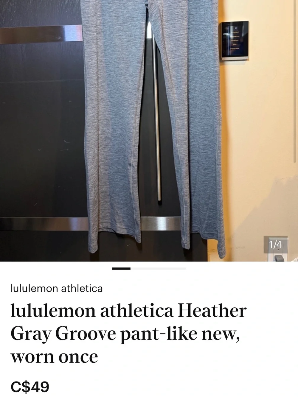 lululemon athletica Heather Gray Groove pants 
Bundle for @beesclosetclear - Picture 2 of 2